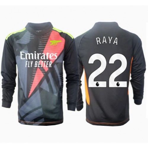 Fotbalové Dres Arsenal David Raya #22 Brankářské Alternativní 2024-25 Dlouhý Rukáv